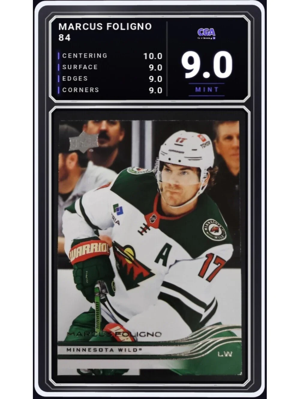 2025-26 Upper Deck #84 Marcus Foligno Minnesota Wild NHL - CGA 9.0 Digital Grade